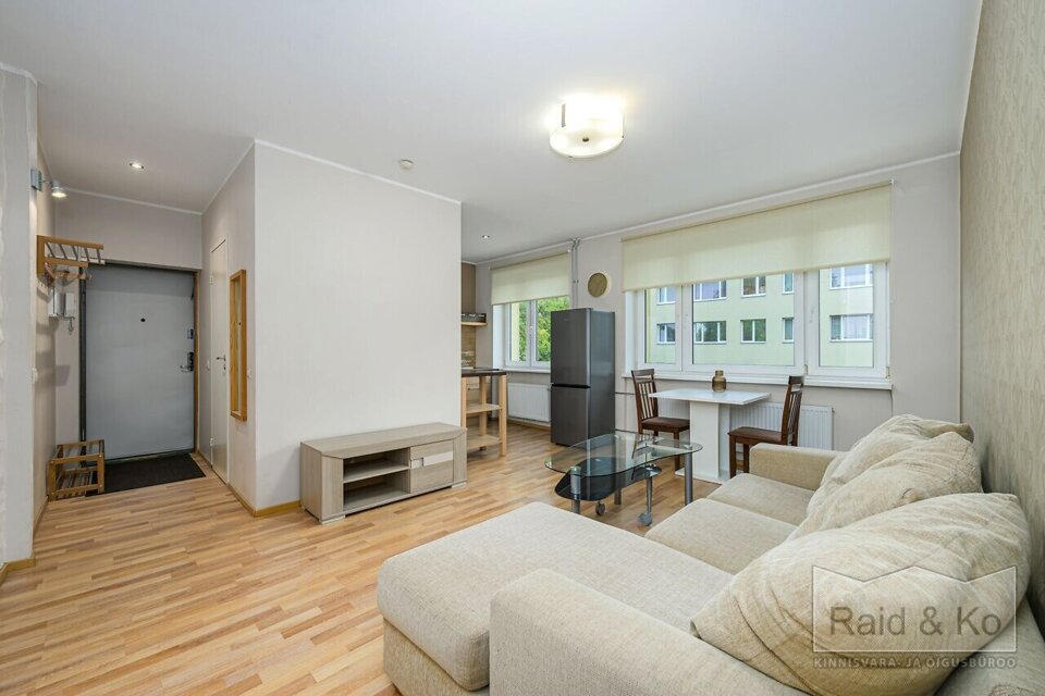 Korter, 2 tuba, 38 m²
